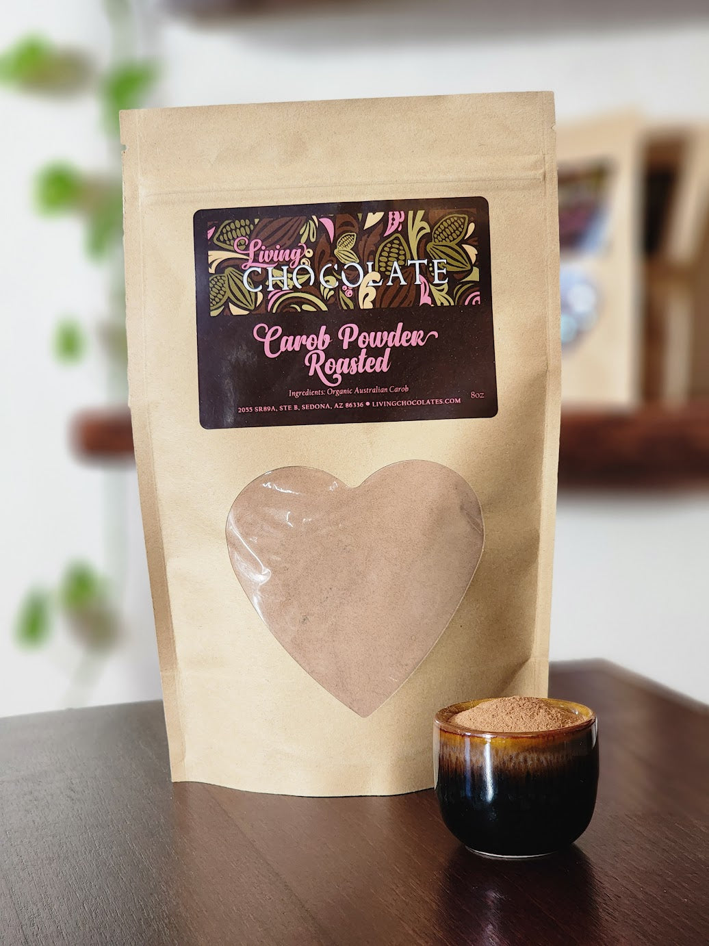 8 oz of bag Roasted Carob Powder