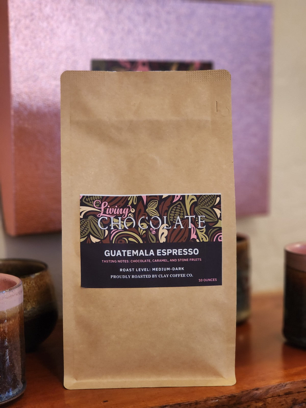 A brown bag of Guatemala Espresso