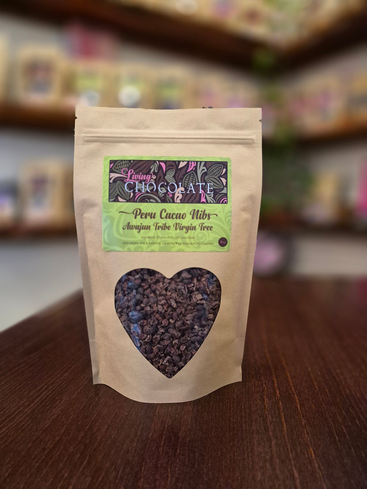 Peru Cacao Nibs - Awajun Tribe Virgin Tree - 8 oz