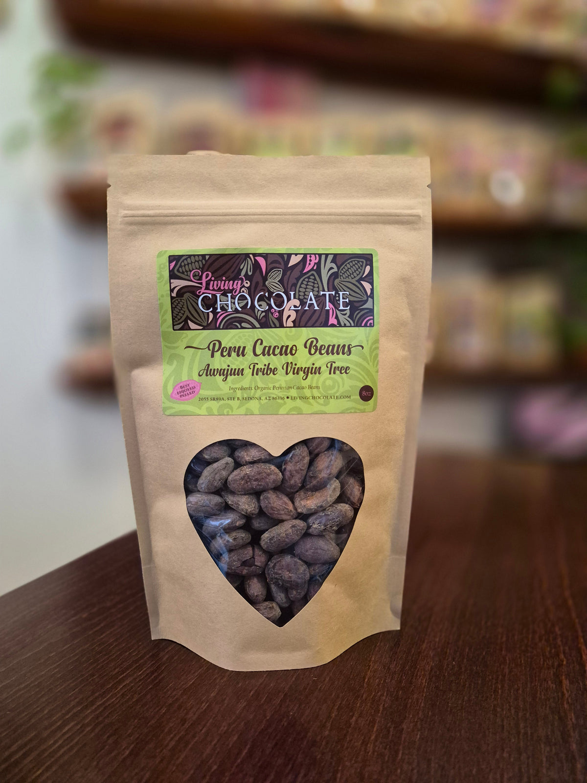 Peru Cacao Beans - Awajun Tribe Virgin Tree - 8 oz