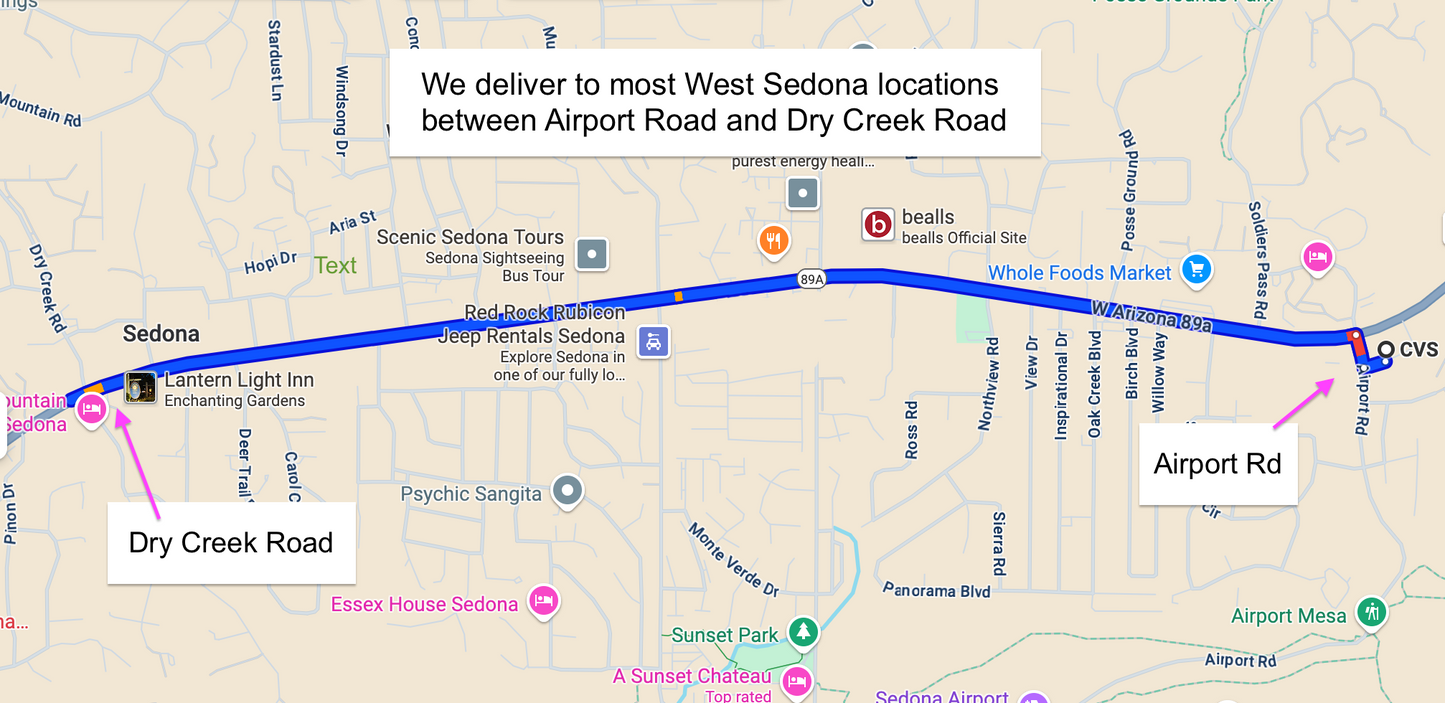 West Sedona Delivery